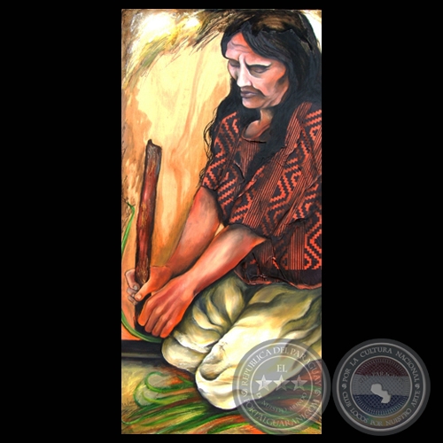 MACHACADO DEL CARAGUATÁ - De la serie ORIGEN DE MI TIERRA, 2008 - Obra de ANNA SCAVONE